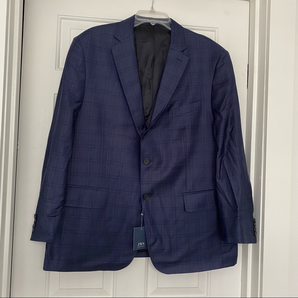NWT JWN Wool Windowpane Sport Coat Blazer - Picture 10 of 15